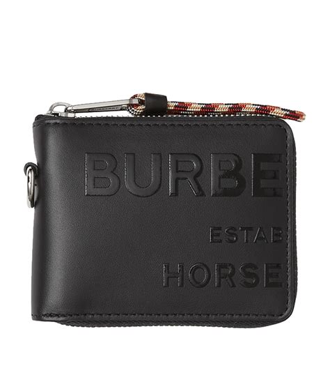 burberry horseferry check zip around wallet|Mens Burberry black Leather Horseferry Zip.